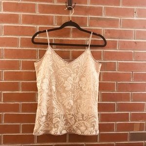Banana Republic Heritage Beig /Tan  Lace Top